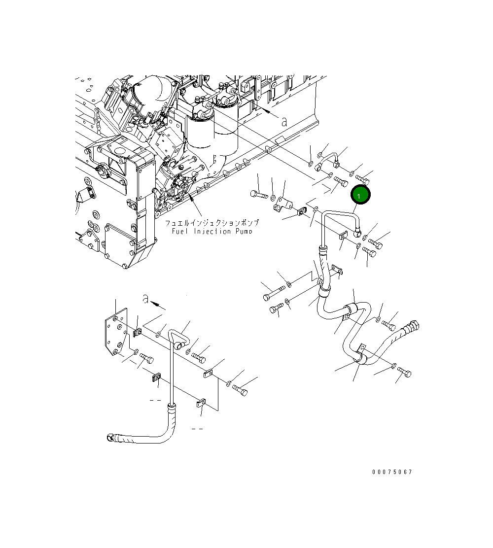 Шланг 6219-71-7690 Komatsu