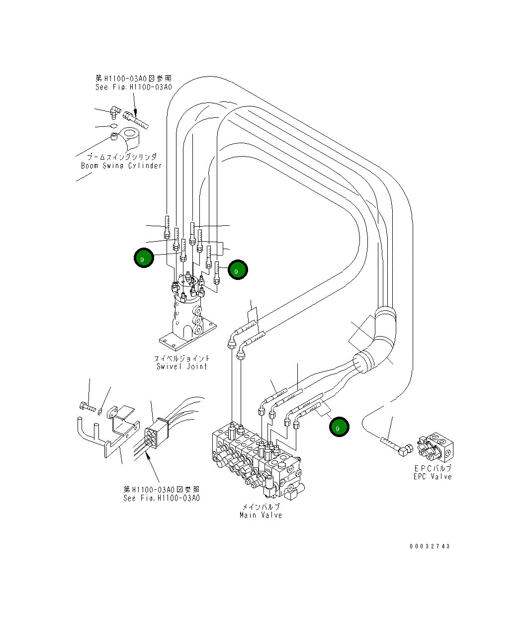 Шланг 21L-62-15130 Komatsu
