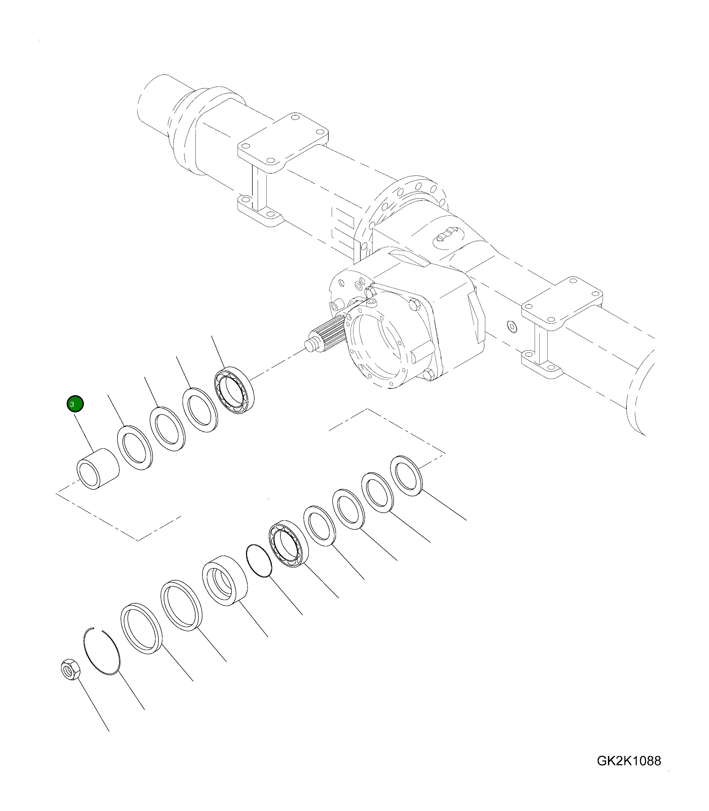 Втулка 20G-22-32120 Komatsu