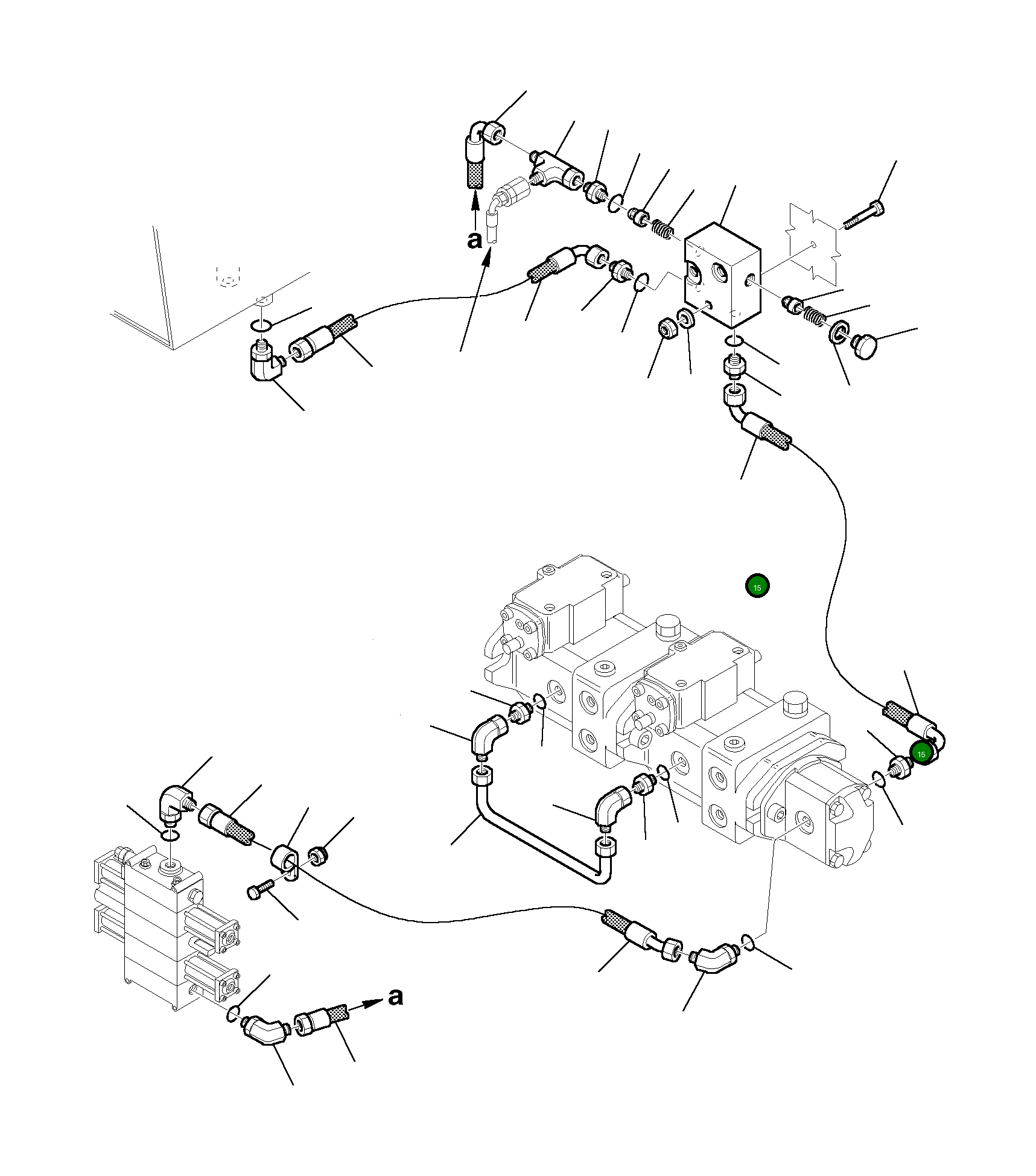 Шланг 392066002 Komatsu