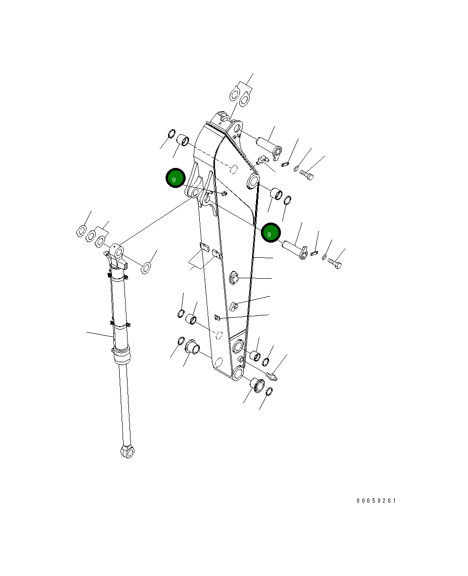 Втулка 21K-70-72290 Komatsu