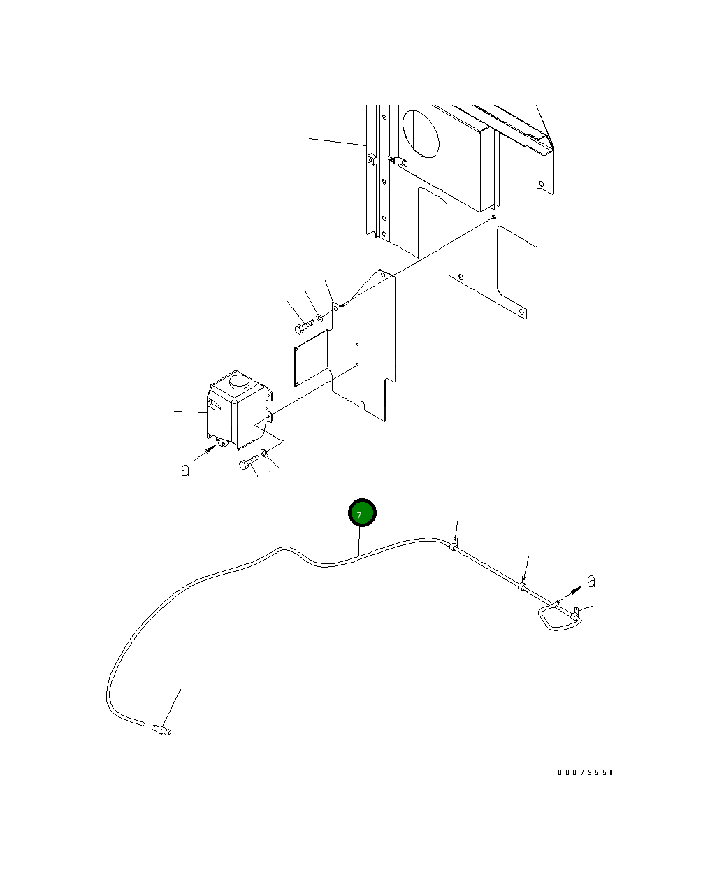 Шланг 226-06-A1210 Komatsu