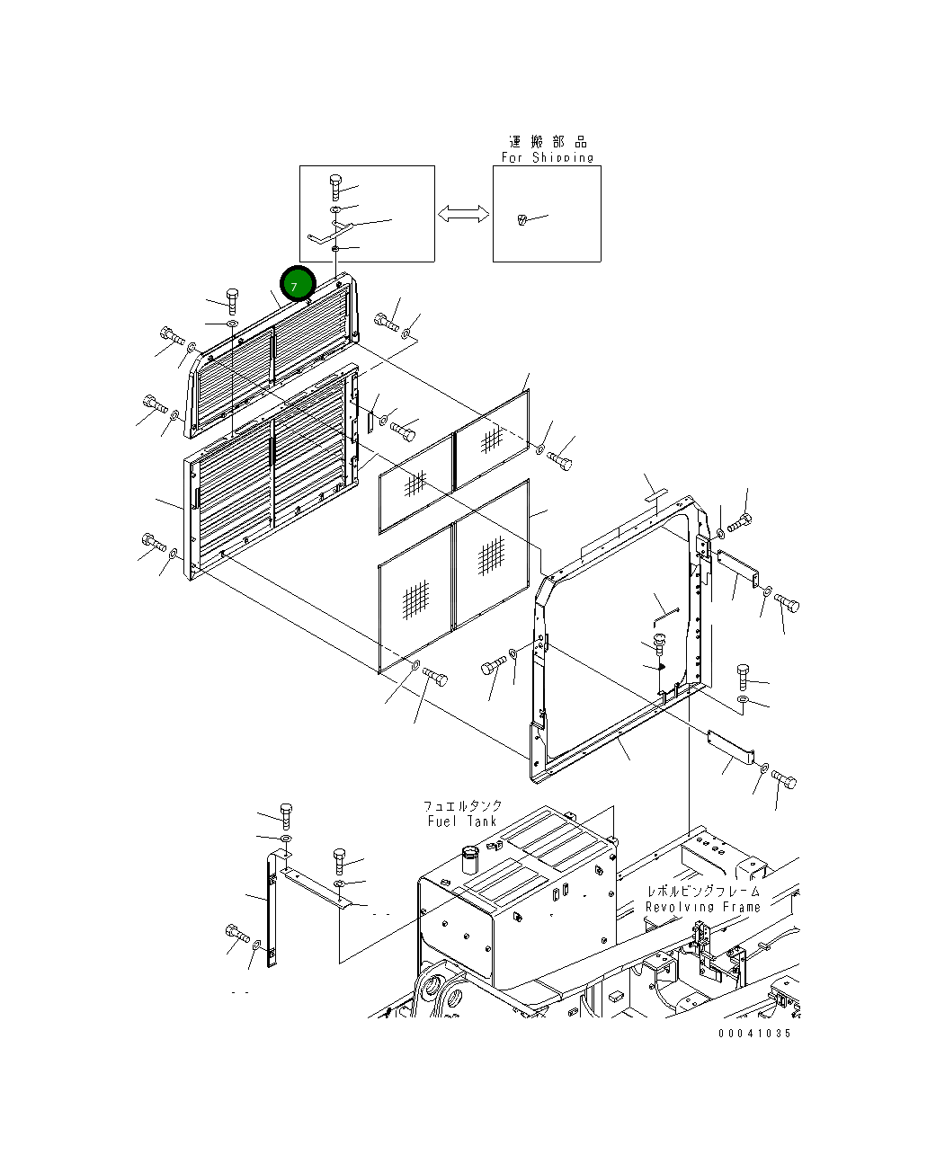 Воздуховод 209-54-41531 Komatsu