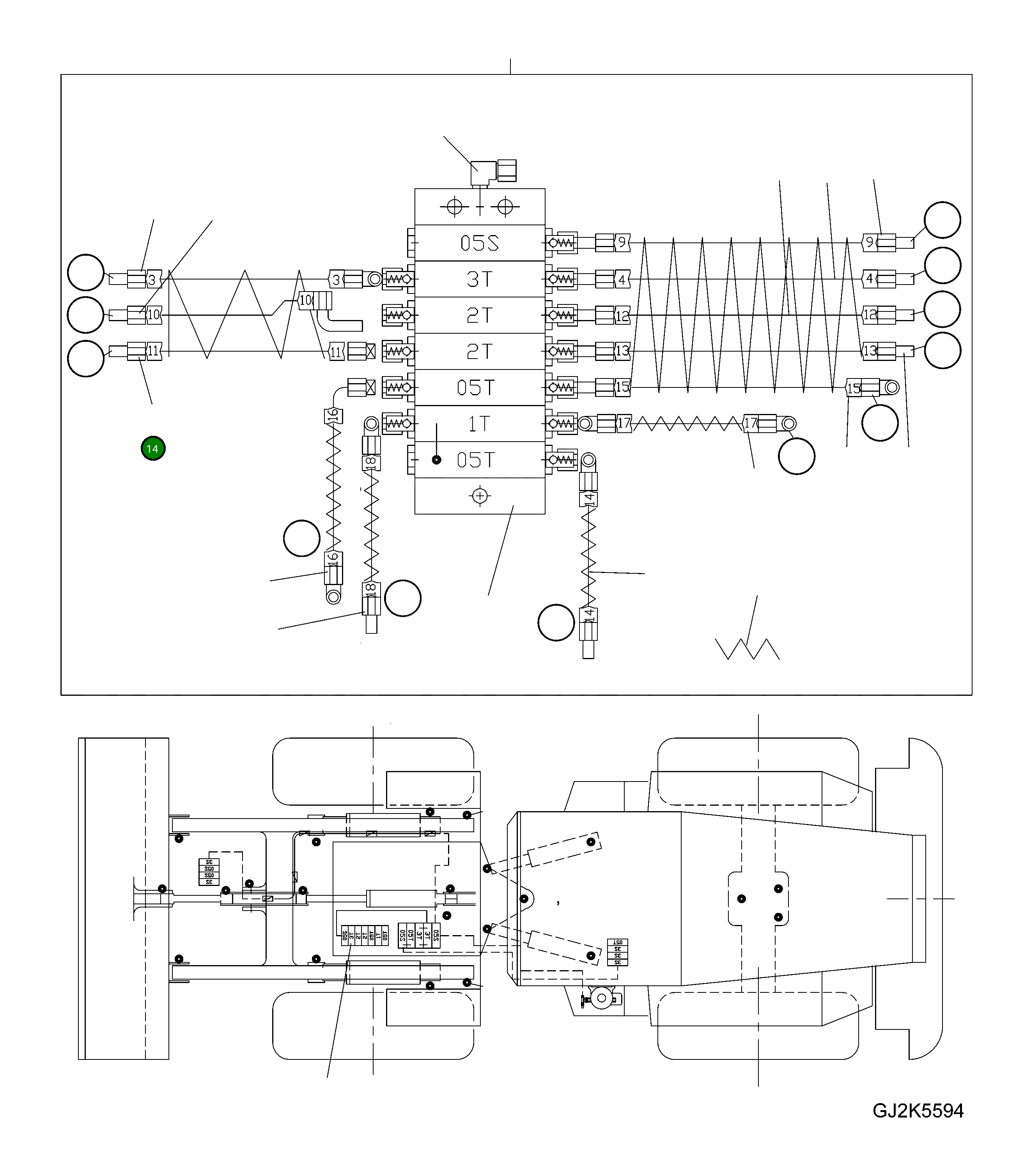 Шланг 424-09-H1990 Komatsu