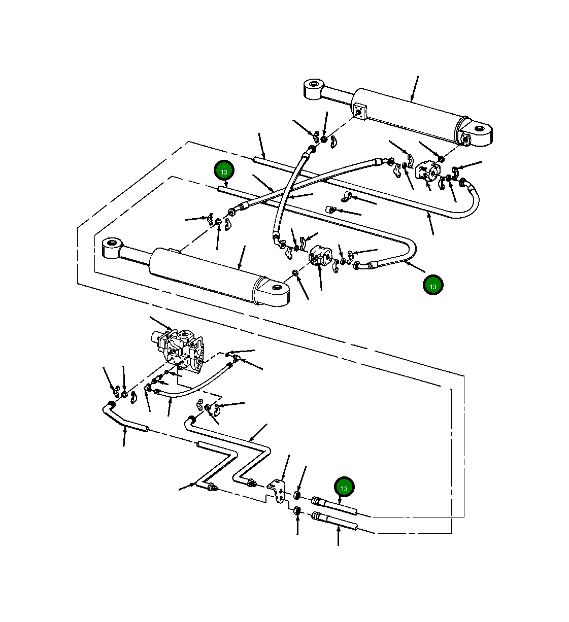 Шланг 939 247 C2 Komatsu