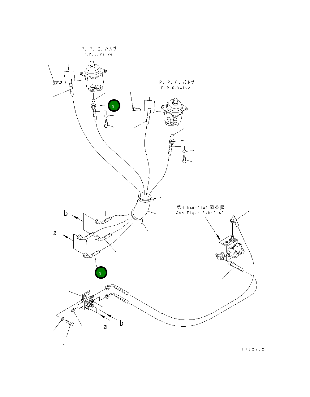 Шланг 21U-62-24510 Komatsu