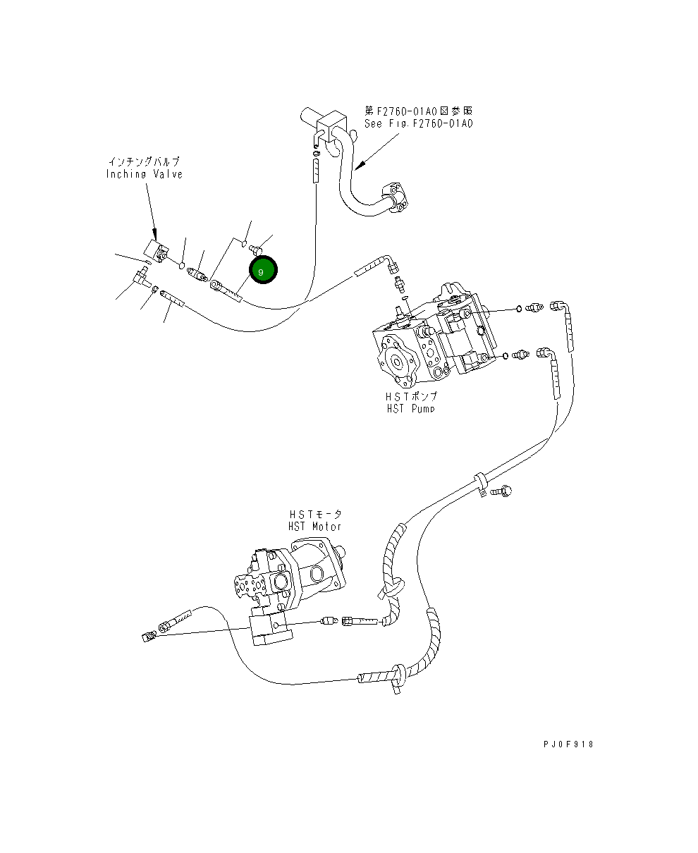 Шланг 415-18-22151 Komatsu