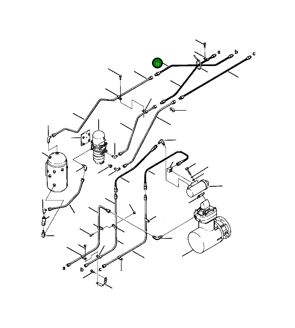 Шланг 421-35-14120 Komatsu