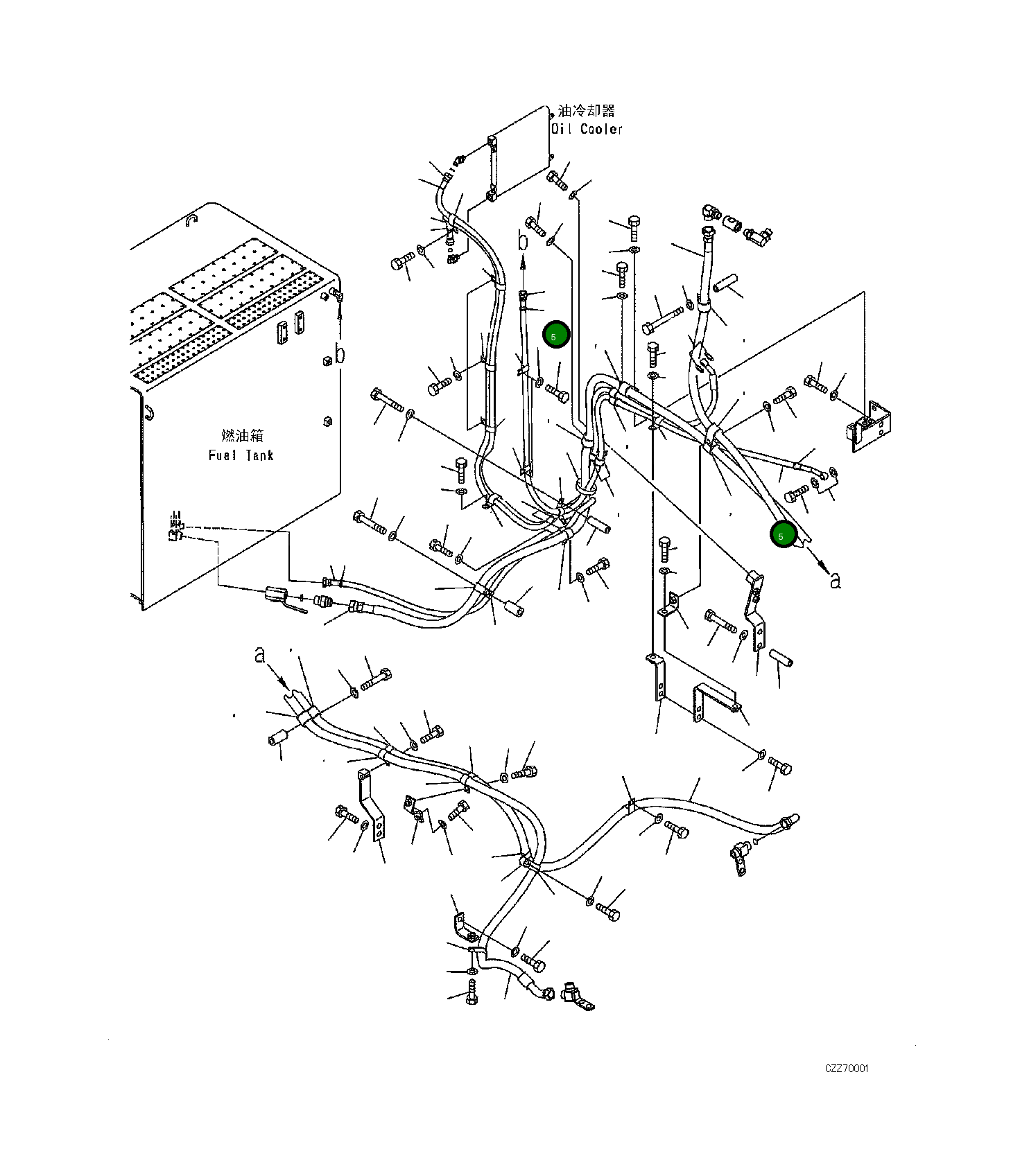 Шланг 21M-04-21261 Komatsu