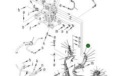 Шланг 21K-62-73530 Komatsu