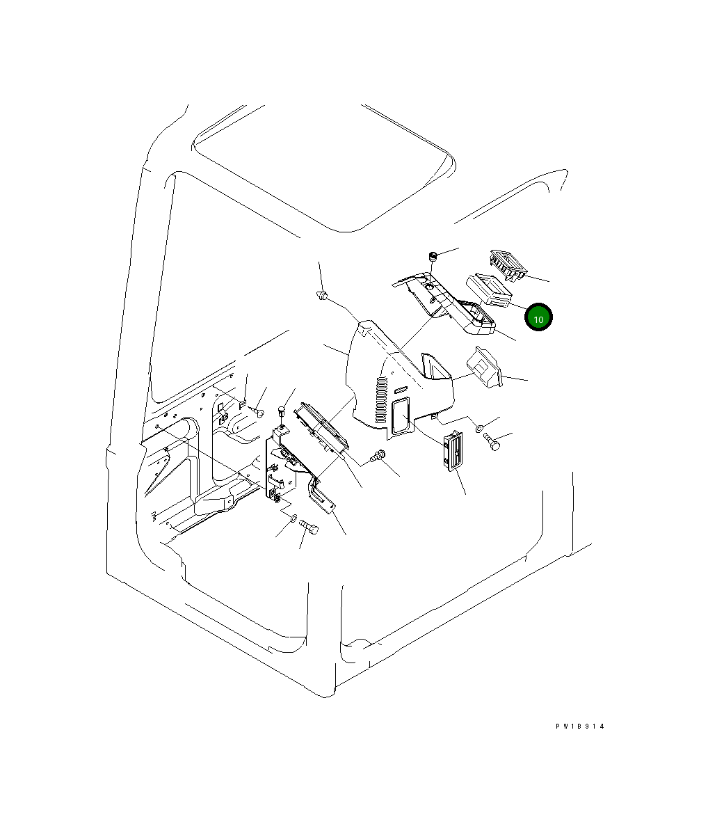 Воздуховод 20Y-979-6420 Komatsu