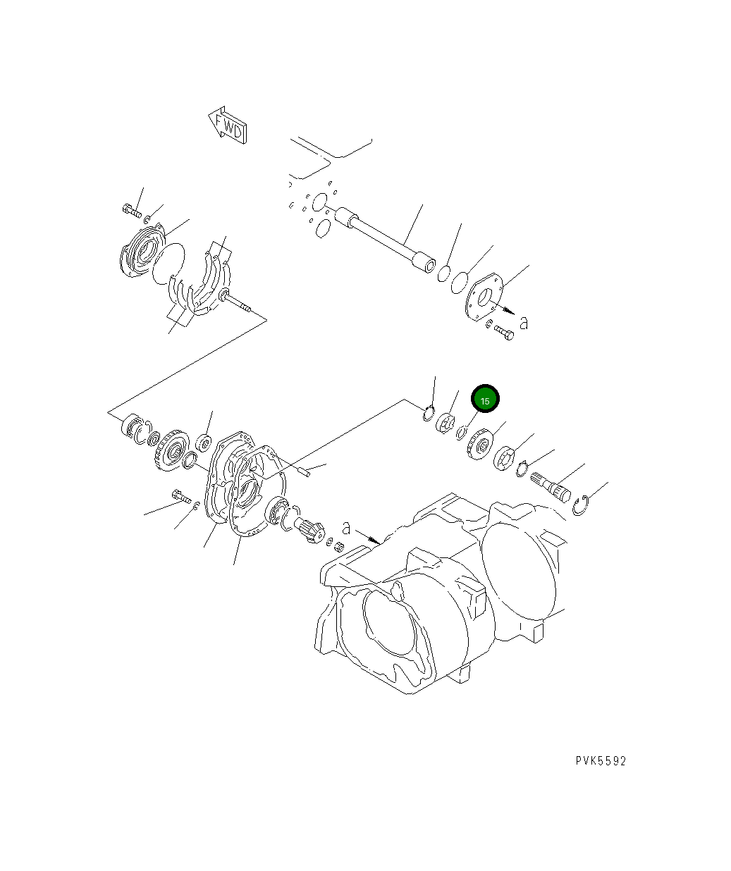 Втулка 101-Z61-2170 Komatsu