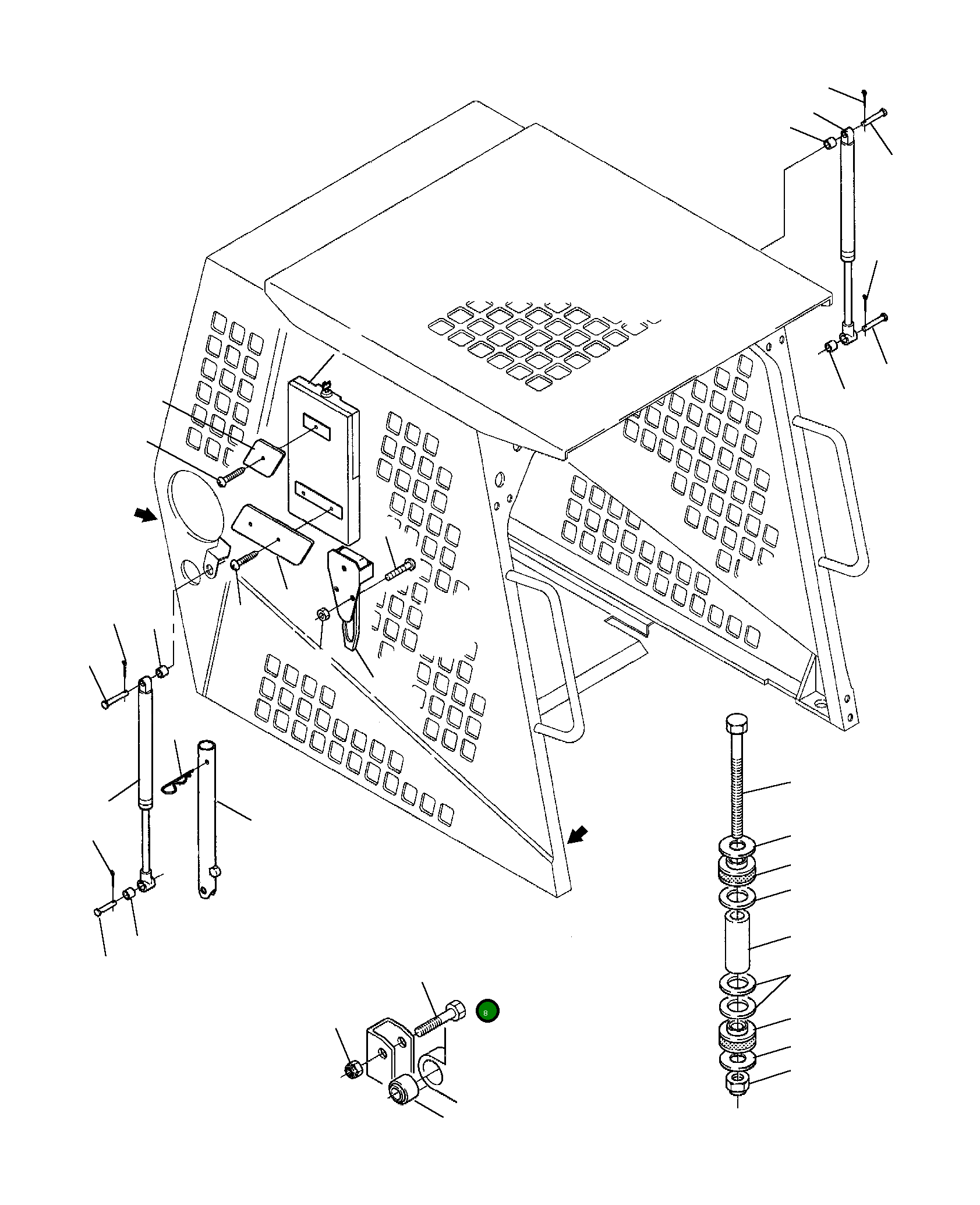 Винт 801015637 Komatsu