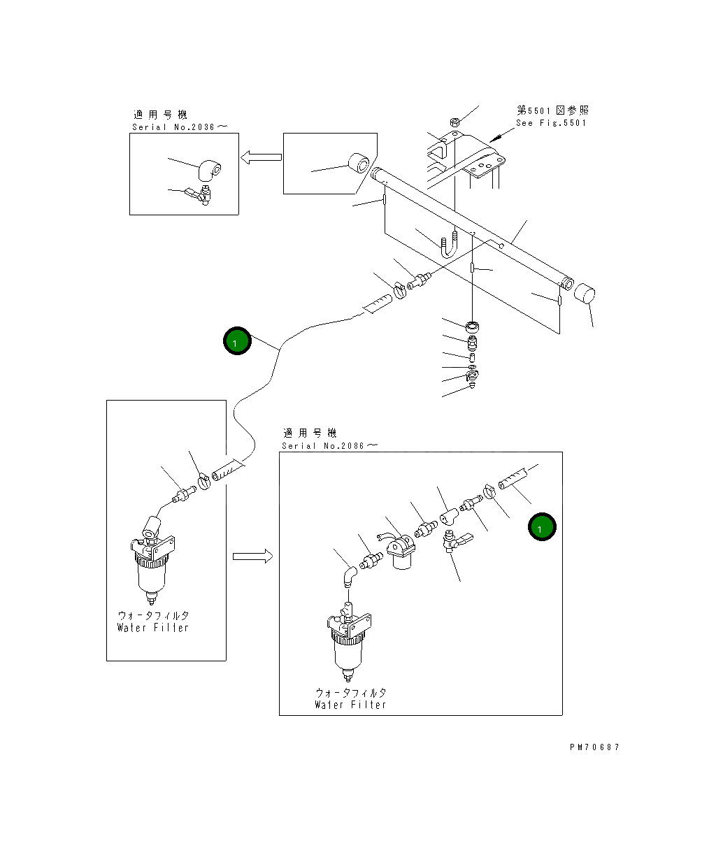 Шланг 267-19-12160 Komatsu