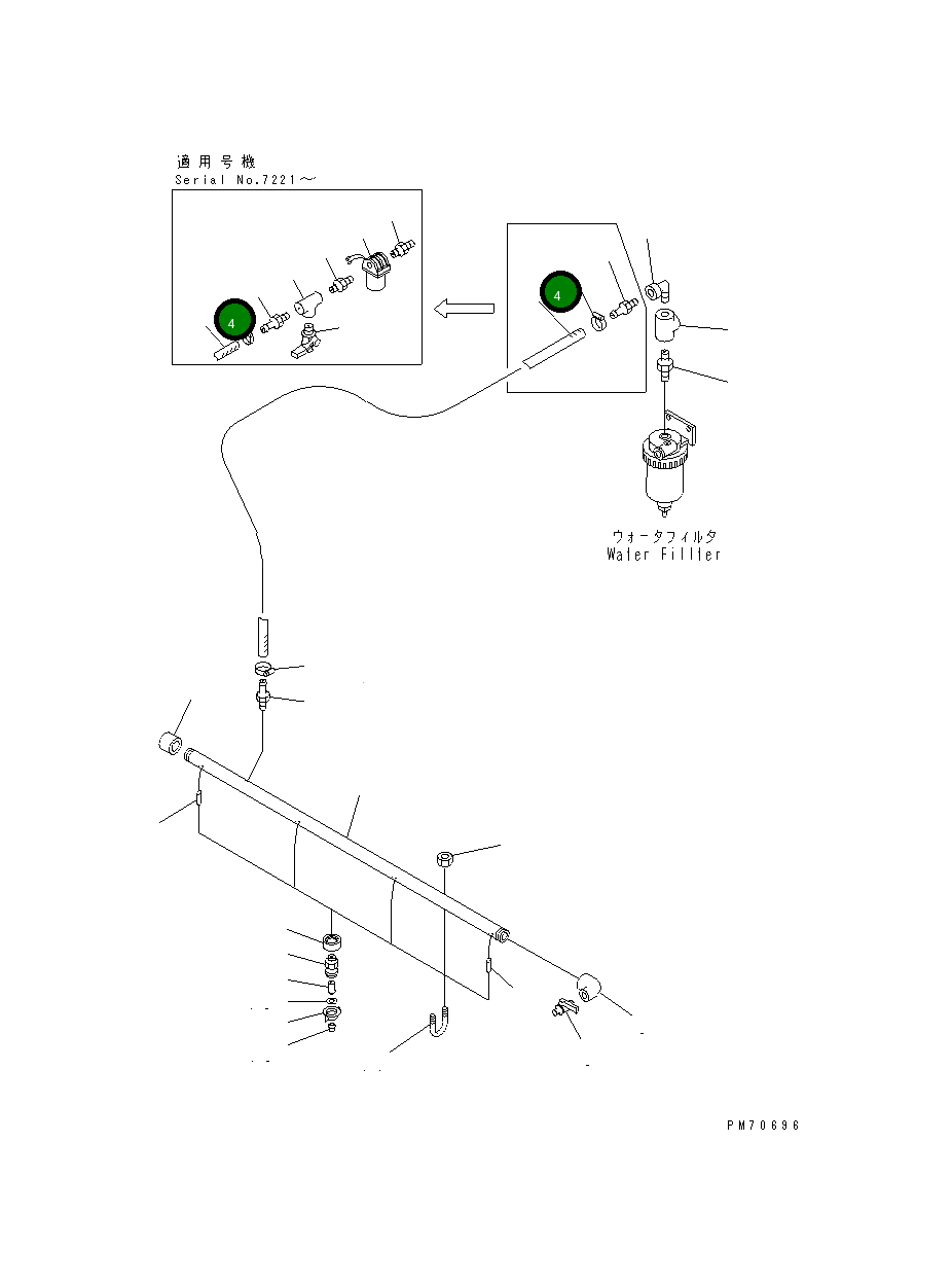 Шланг 267-19-09290 Komatsu