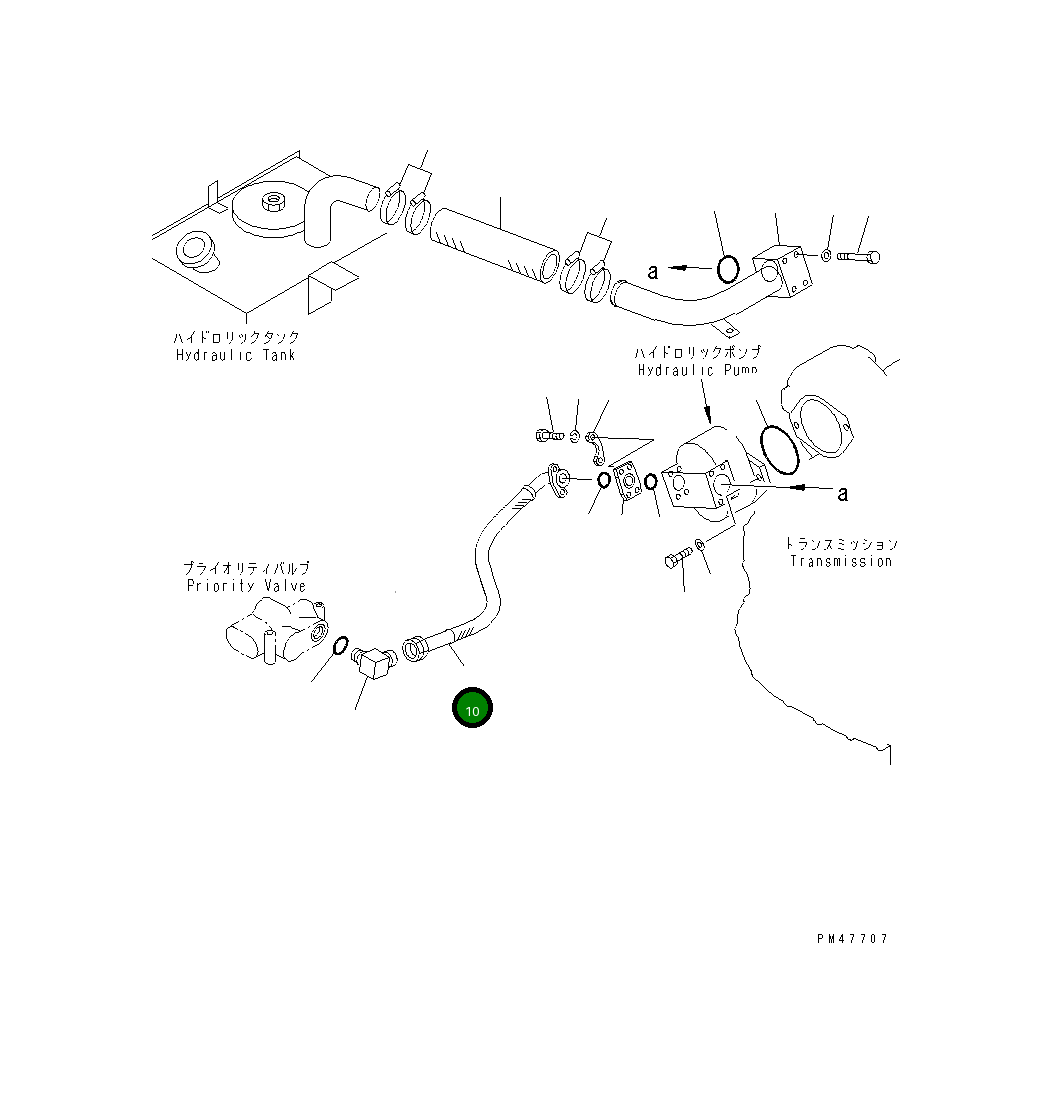 Шланг 417-62-23281 Komatsu