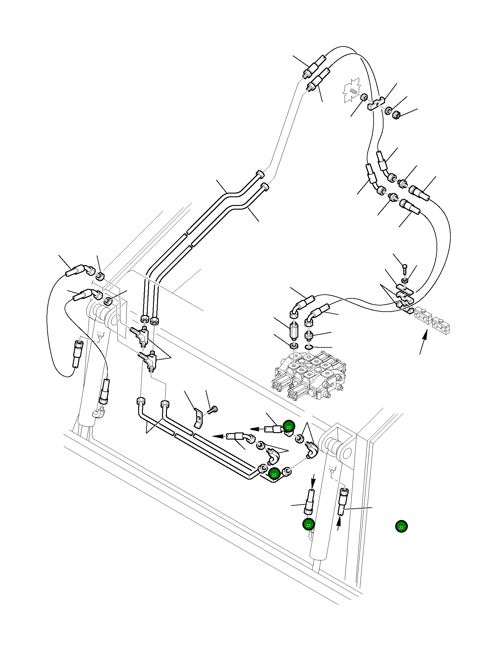 Шланг 392067012 Komatsu