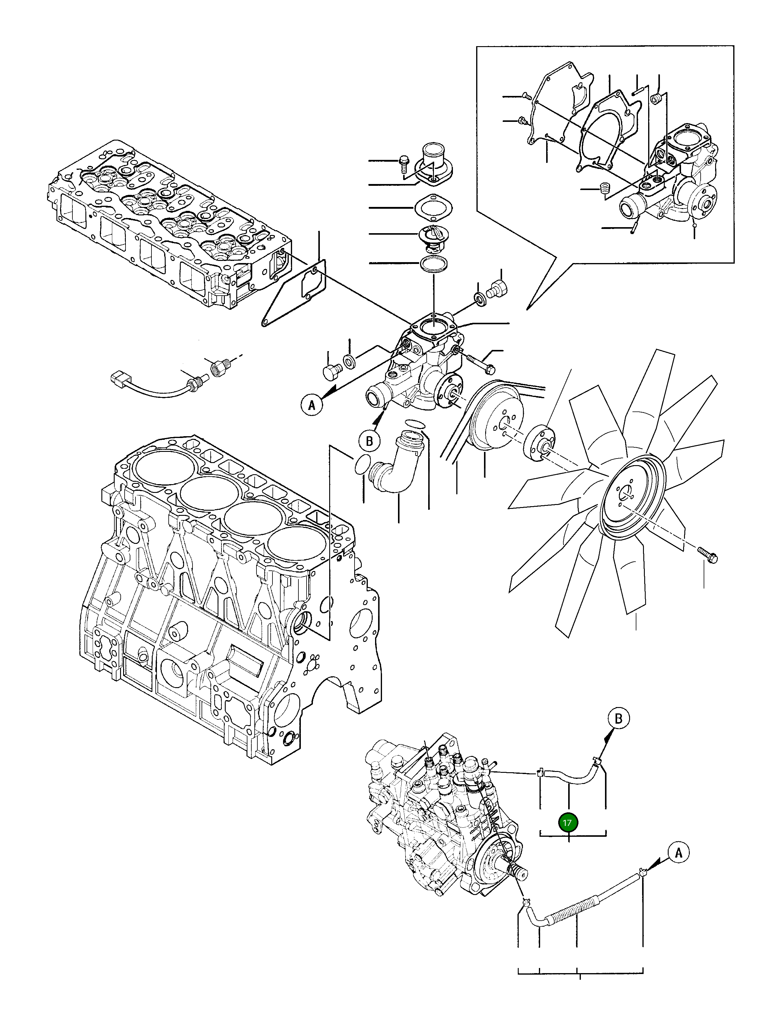 Шланг YM129962-49720 Komatsu