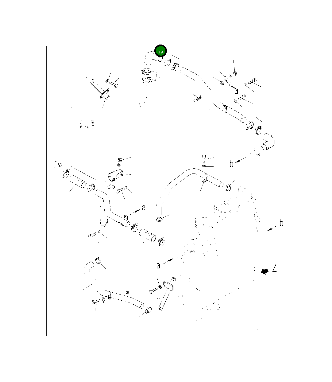 Шланг 2A5-03-25770 Komatsu