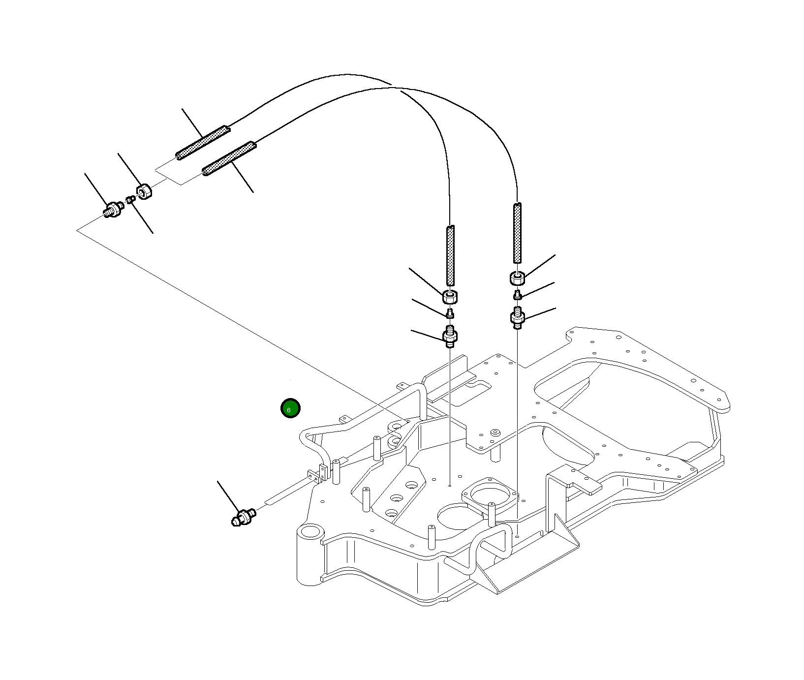 Шланг 3F3037600 Komatsu
