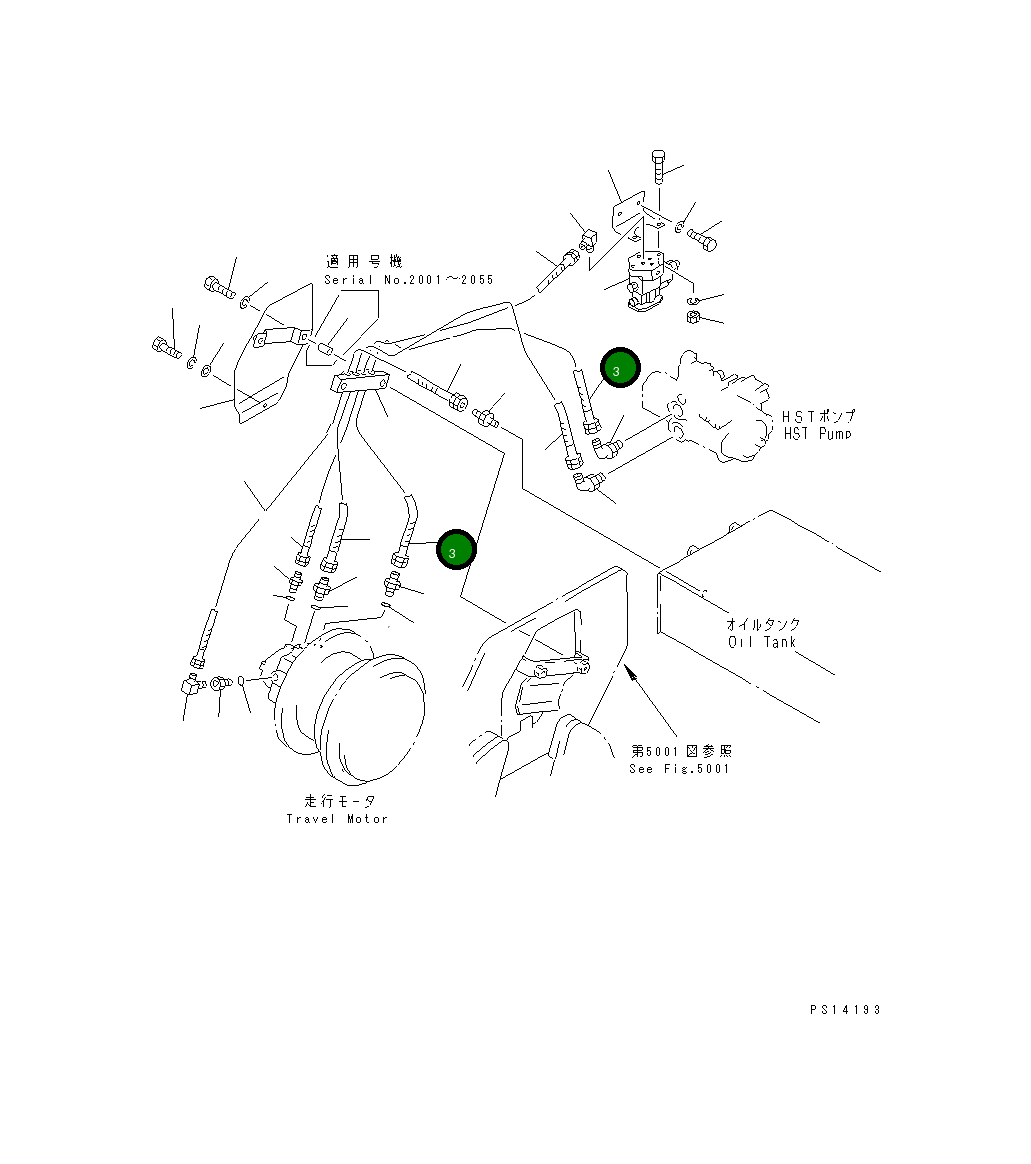 Шланг 259-58-28130 Komatsu