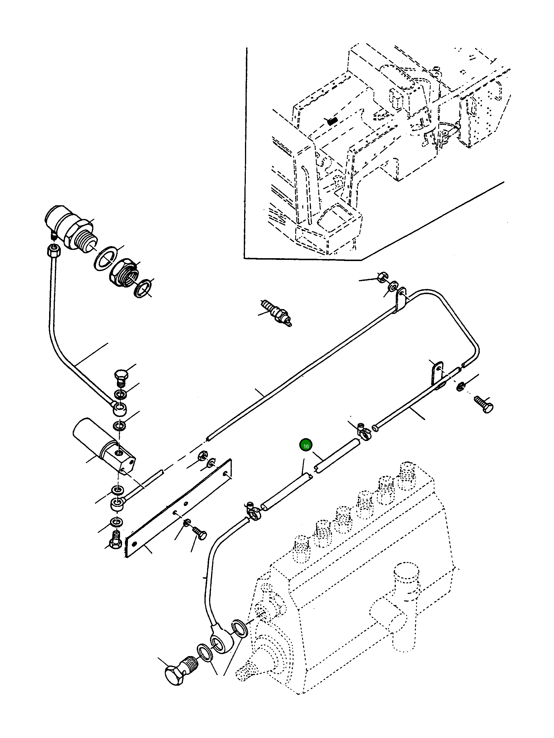 Шланг 4700505X1 Komatsu