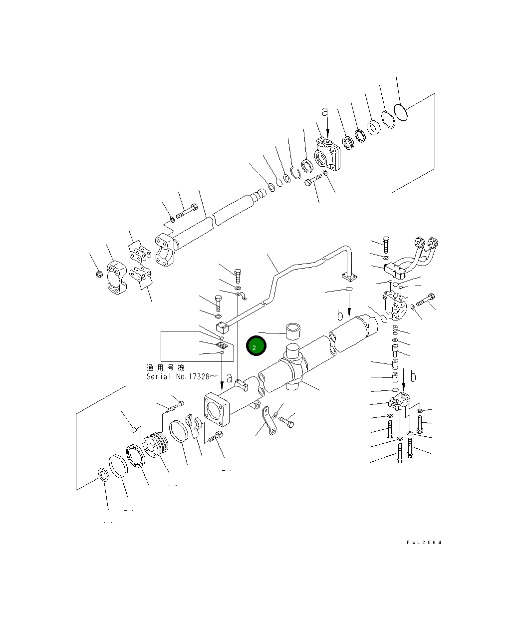 Втулка 195-63-13390 Komatsu