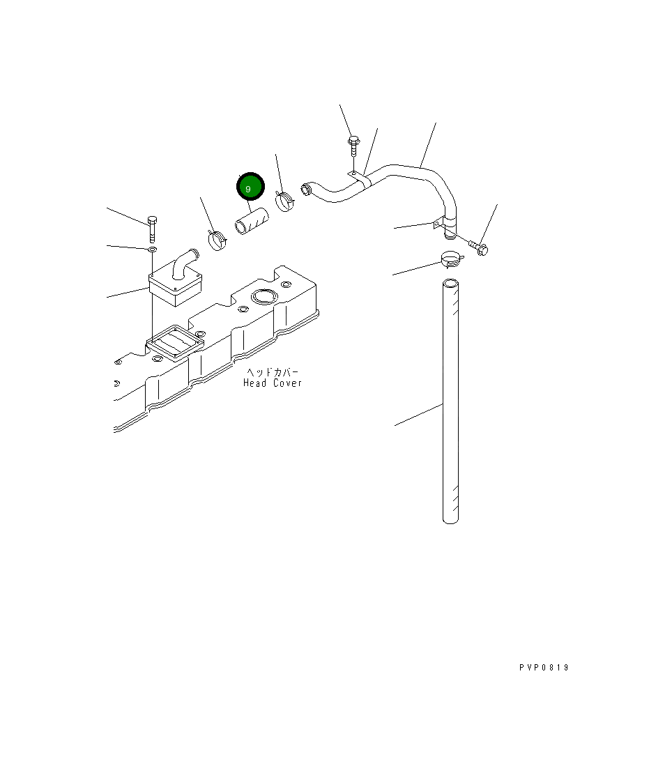 Шланг 6742-01-0510 Komatsu