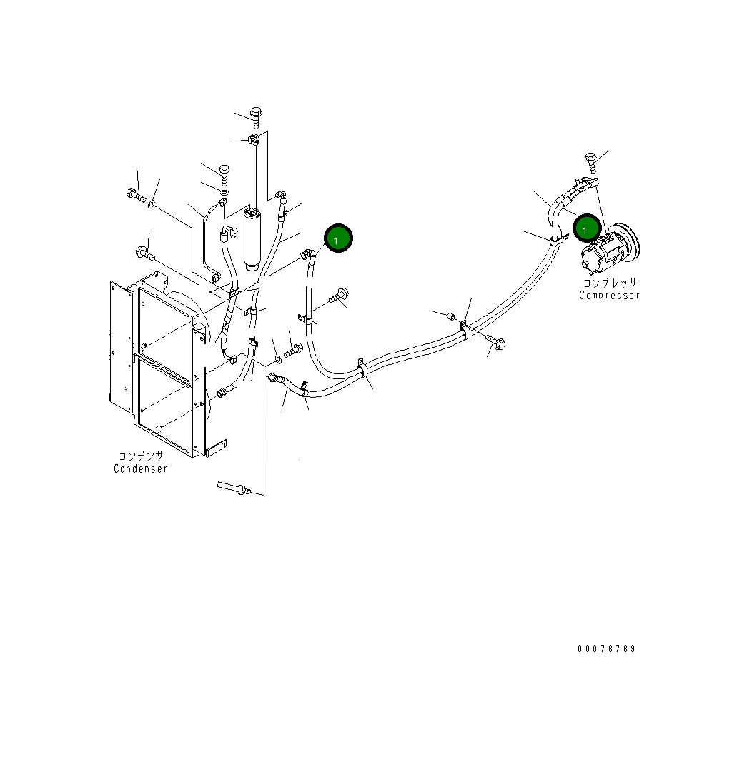 Шланг 421-07-31142 Komatsu