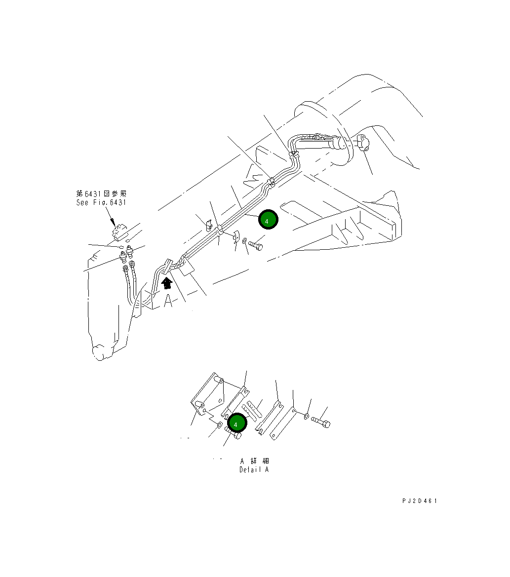 Шланг 235-60-35460 Komatsu