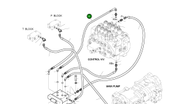 Шланг 1/4 184D0036D140 Komatsu