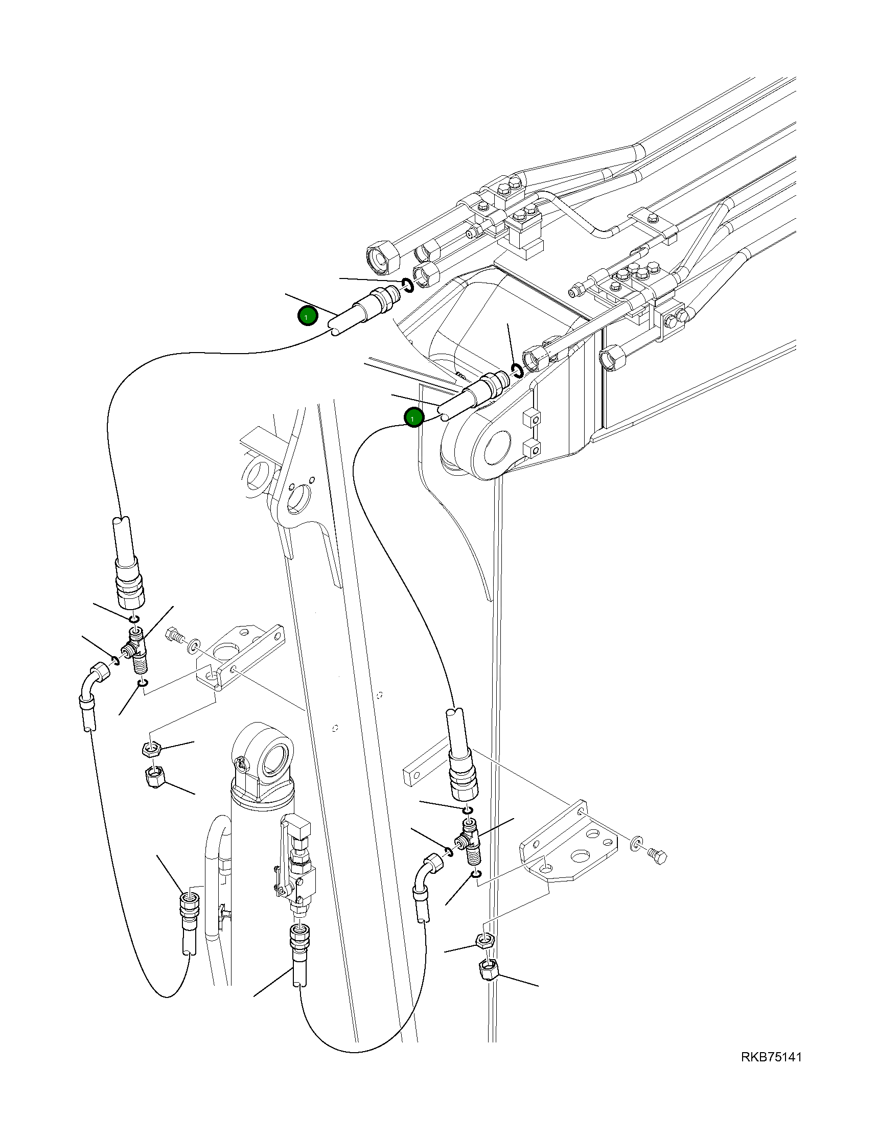 Шланг 22E-62-22571 Komatsu
