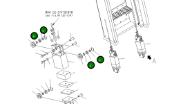 Втулка 21T-54-15740 Komatsu