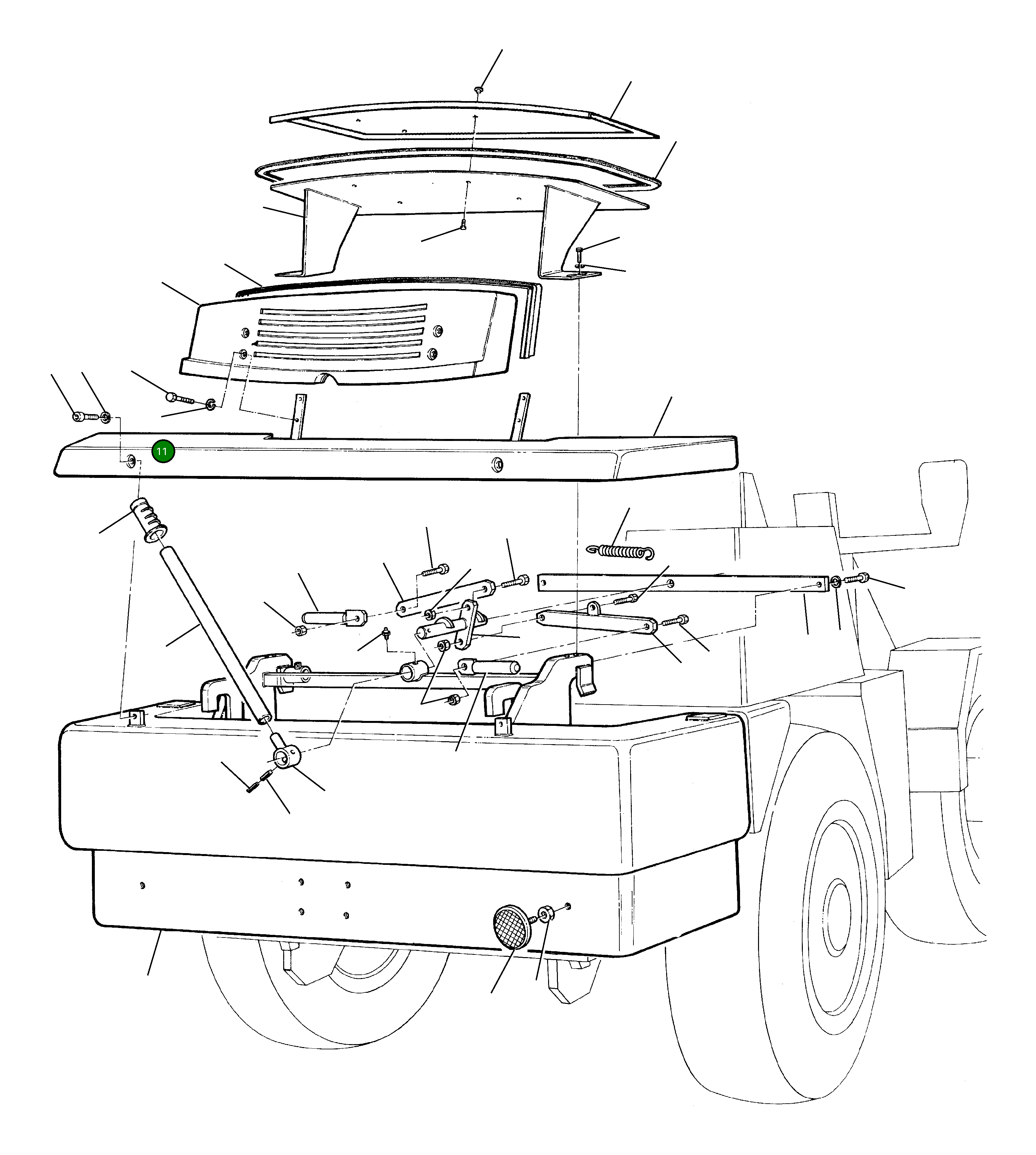 Винт 801105543 Komatsu