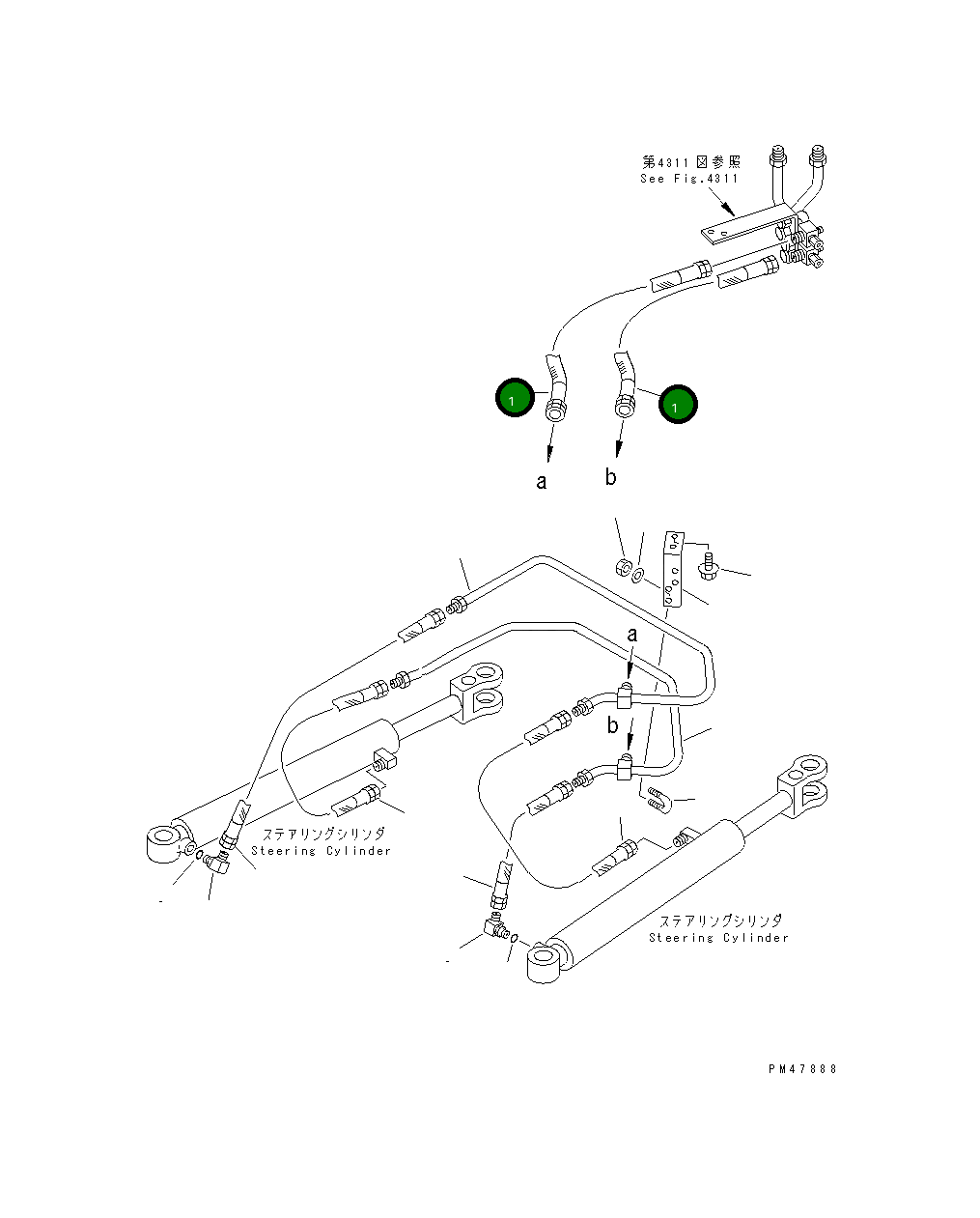 Шланг 418-62-21221 Komatsu