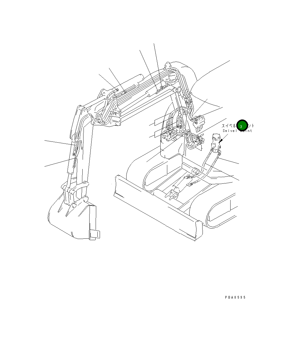 Шланг 21W-62-22351 Komatsu