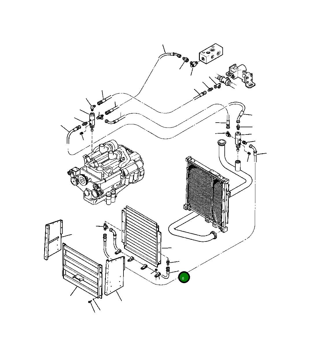 Шланг HA 7 005 Komatsu