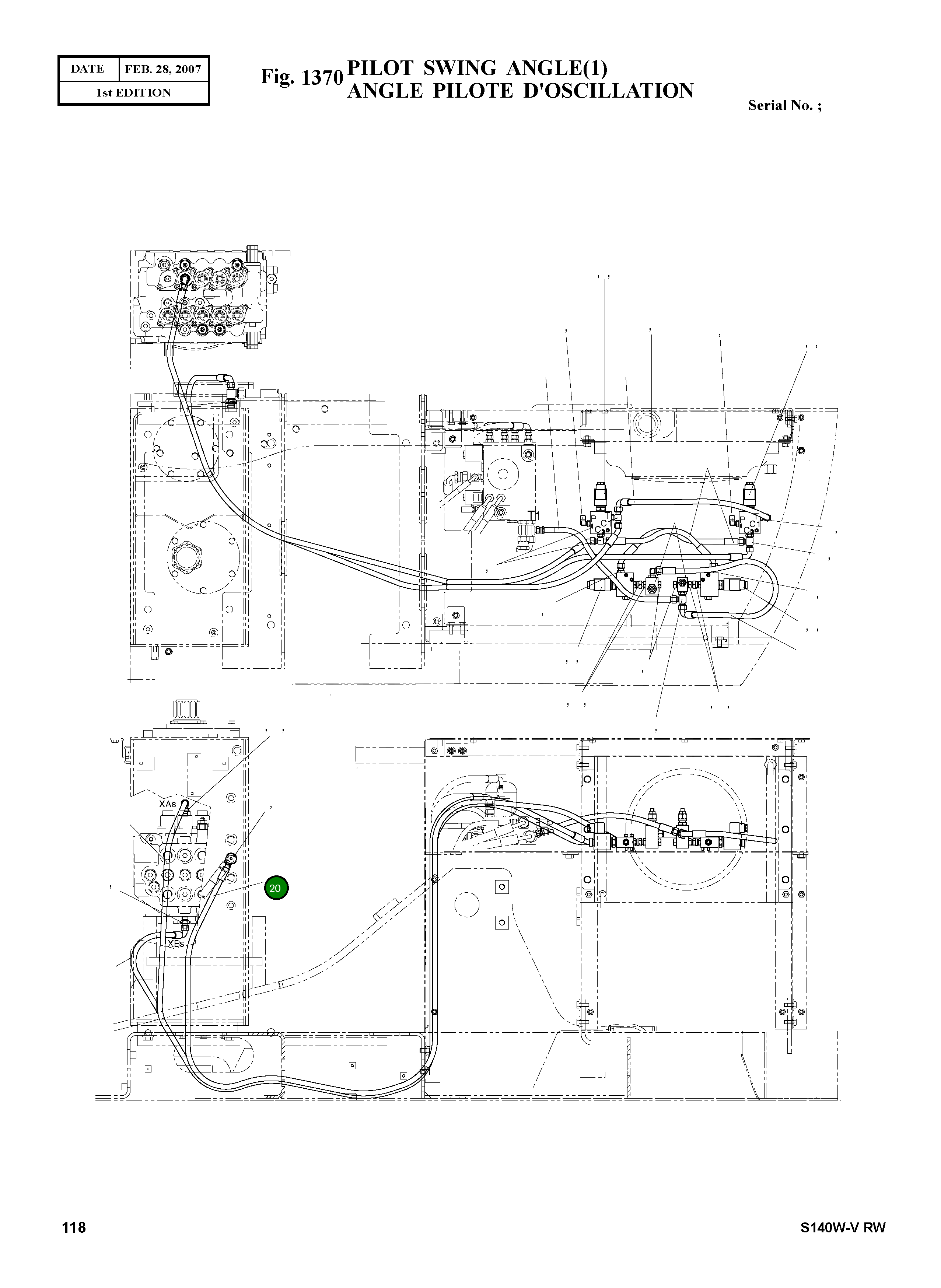 Шланг 9184-1050D34 Komatsu