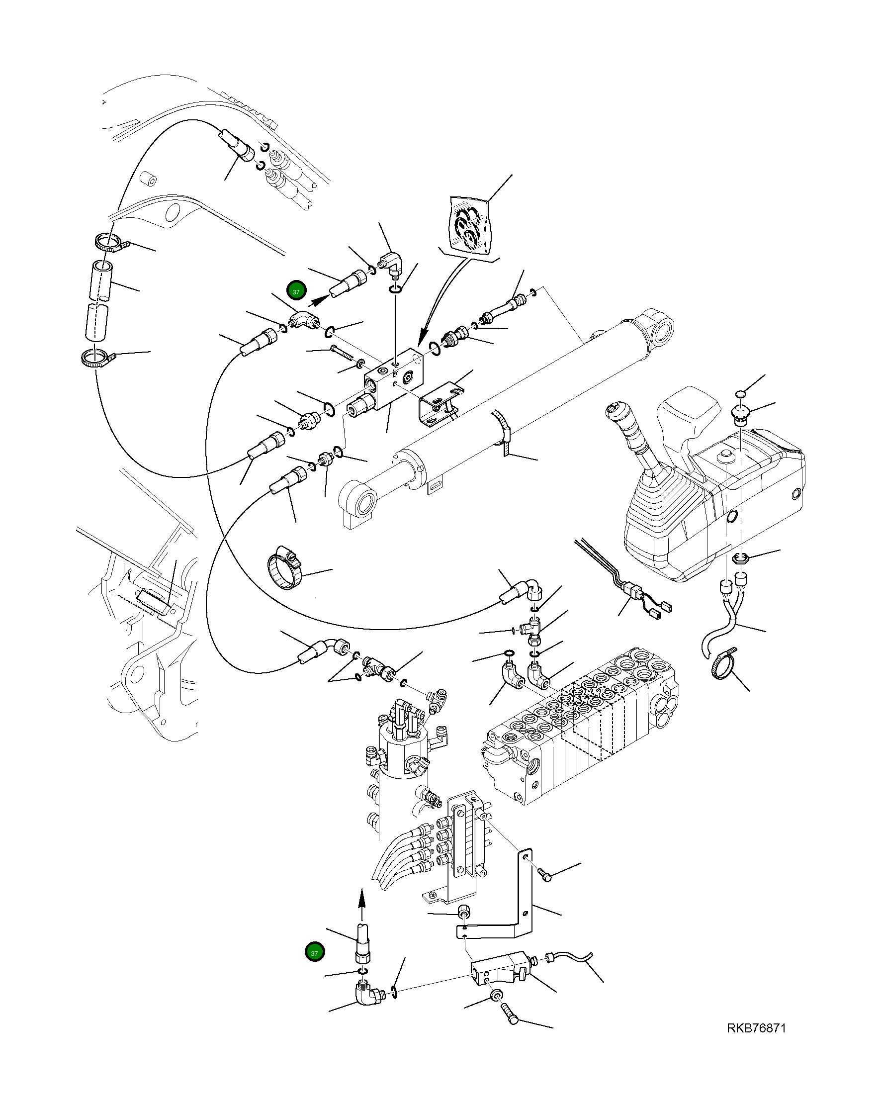 Шланг 22L-60-23170 Komatsu