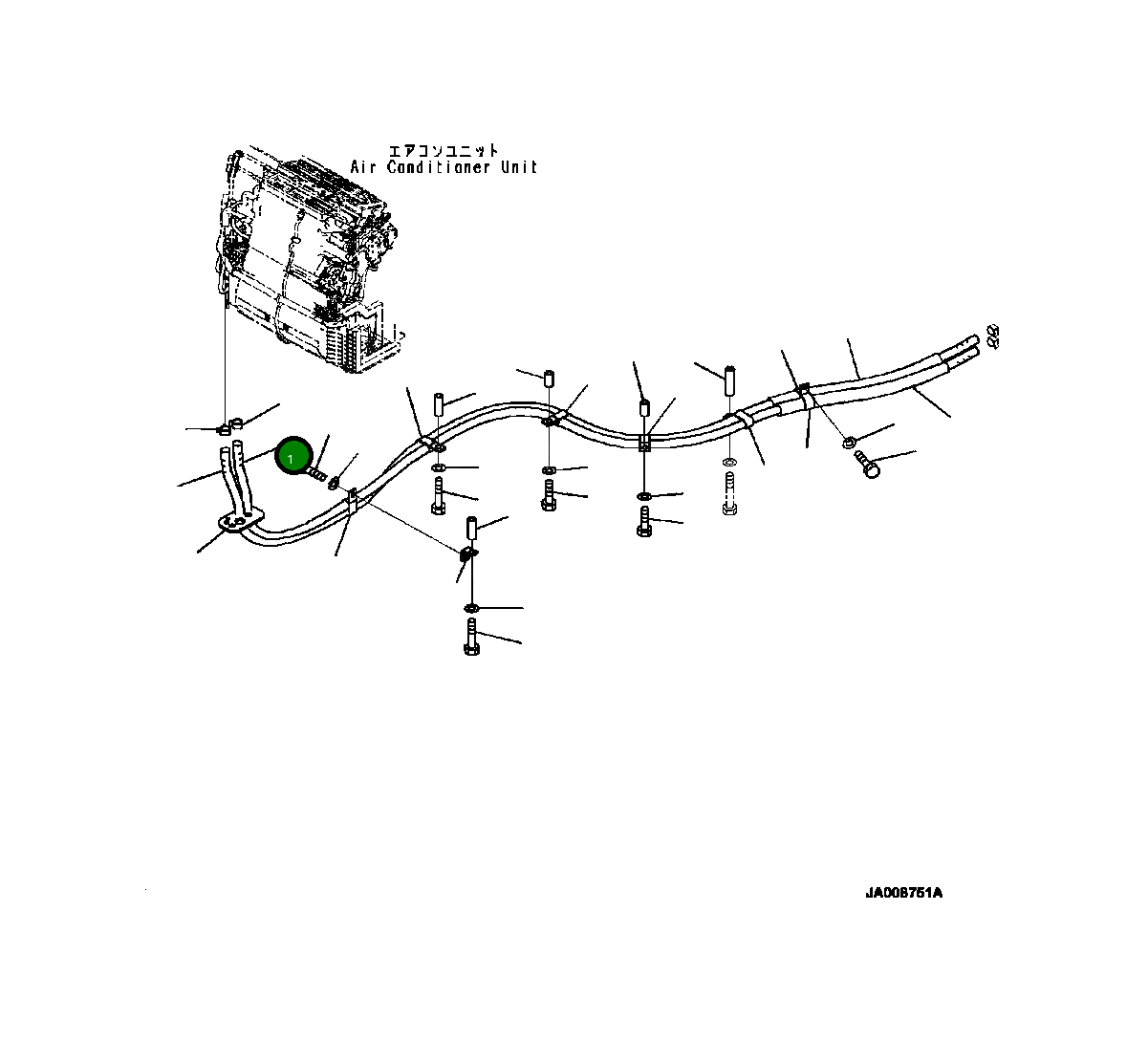 Шланг 425-S62-4340 Komatsu