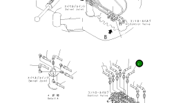 Шланг YM172423-78280 Komatsu