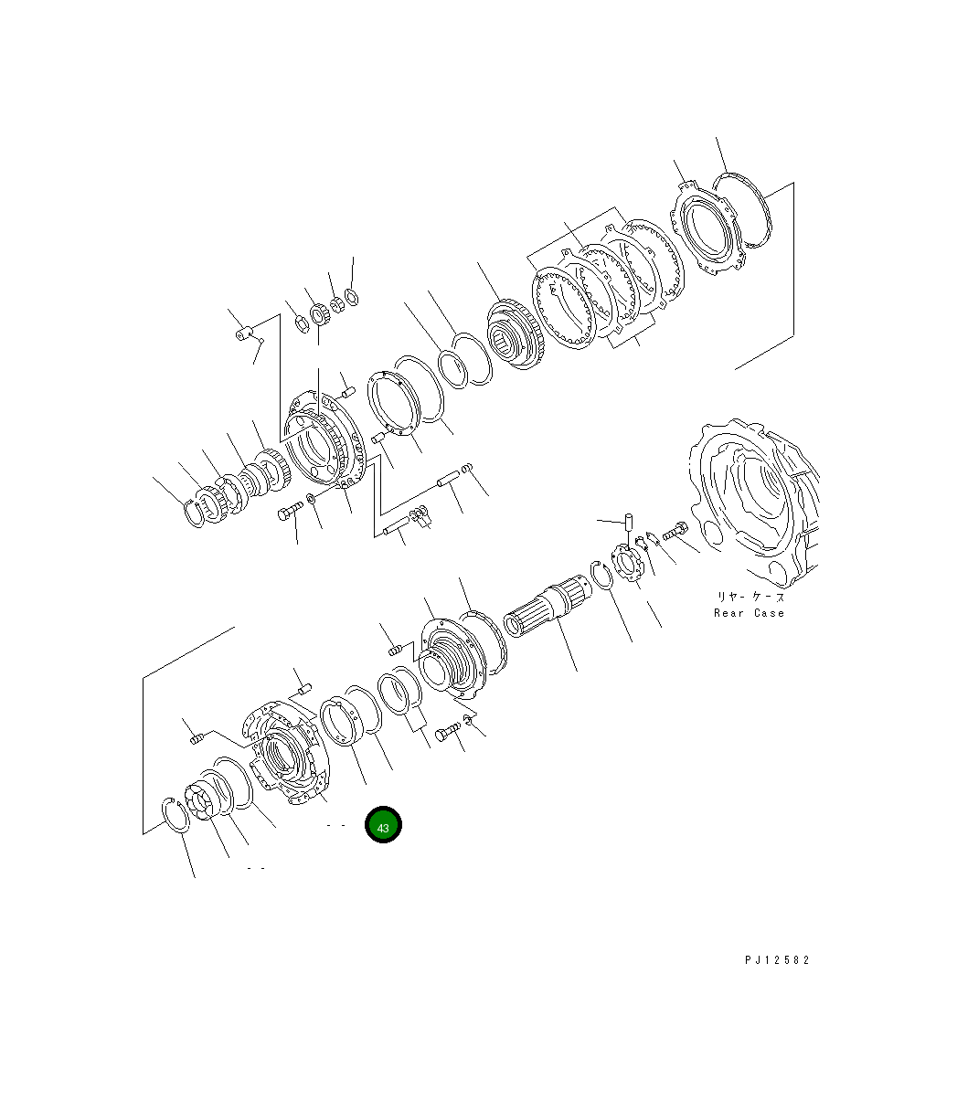 Втулка 175-15-62830 Komatsu