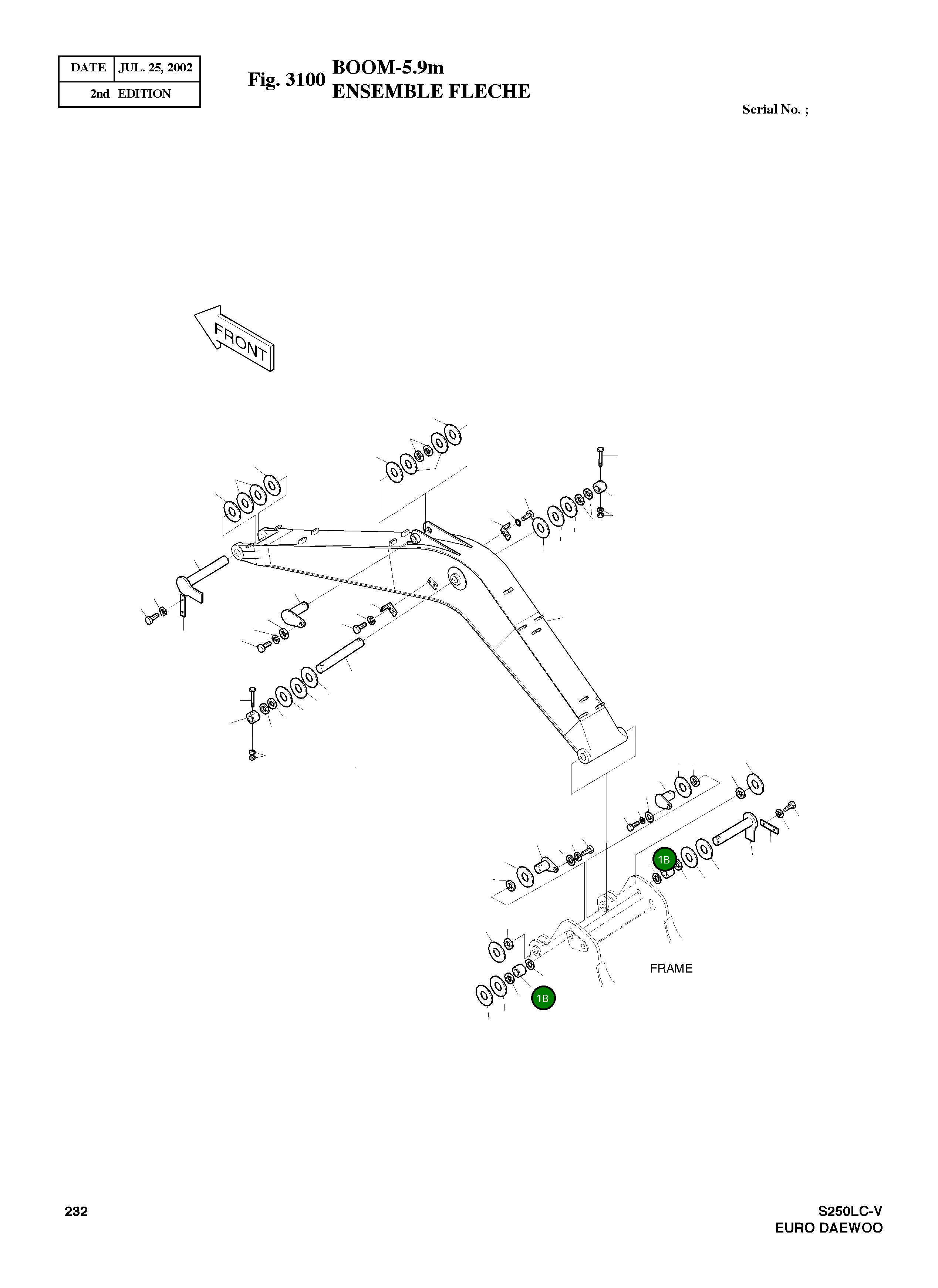 Втулка 110-00023 Komatsu