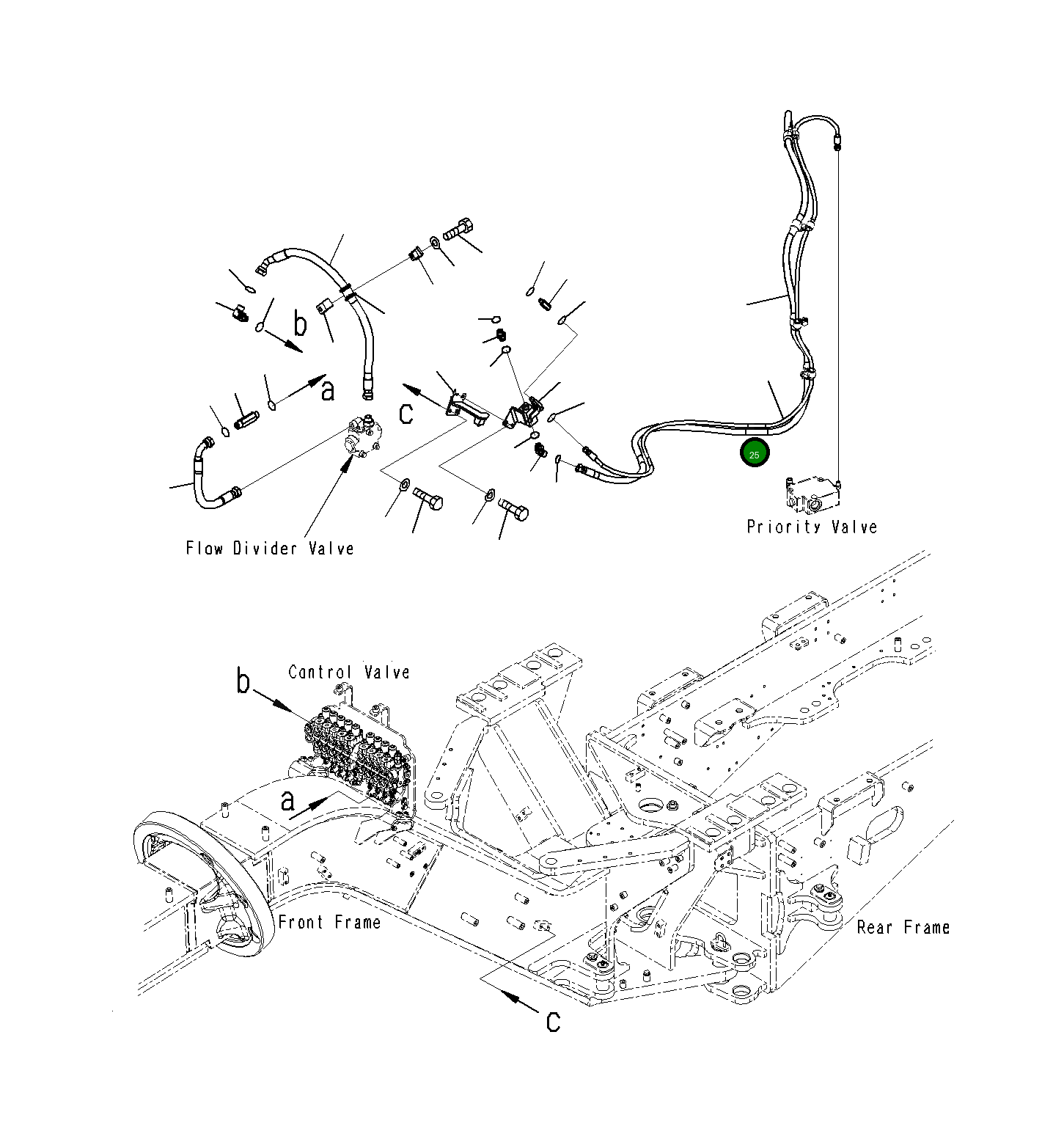 Шланг 23H-60-14191 Komatsu