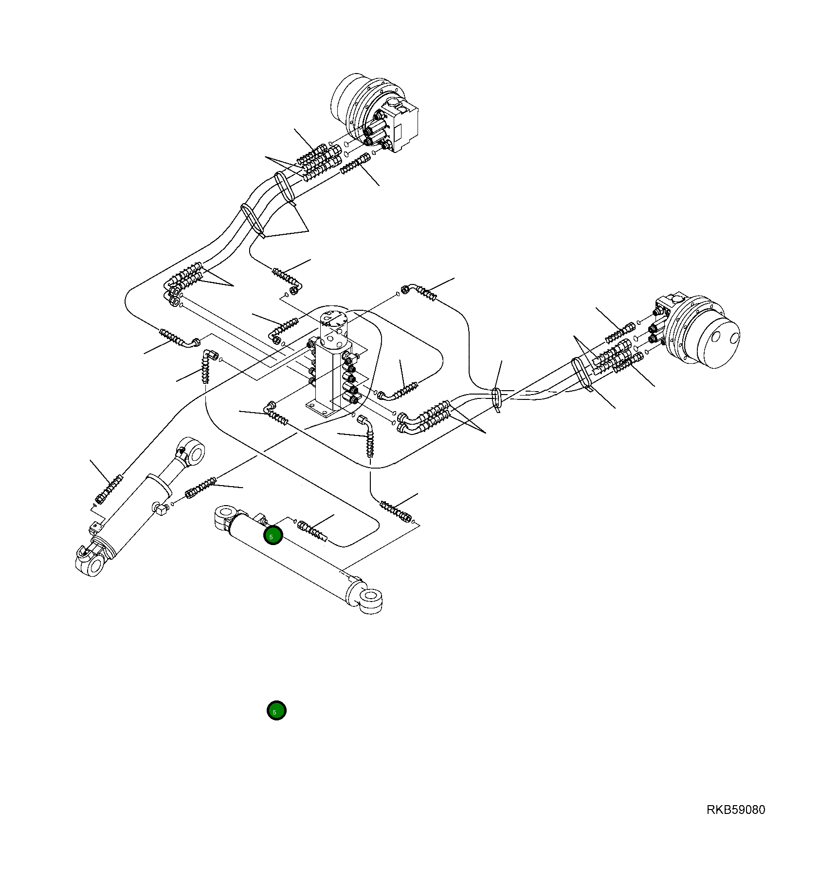 Шланг 22J-62-R5260 Komatsu