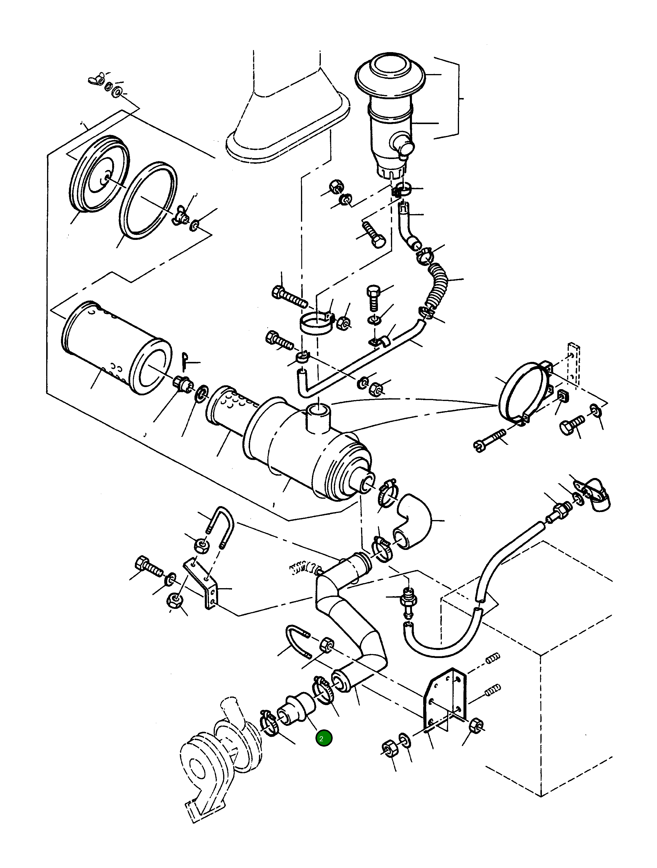 Шланг 2984668M1 Komatsu