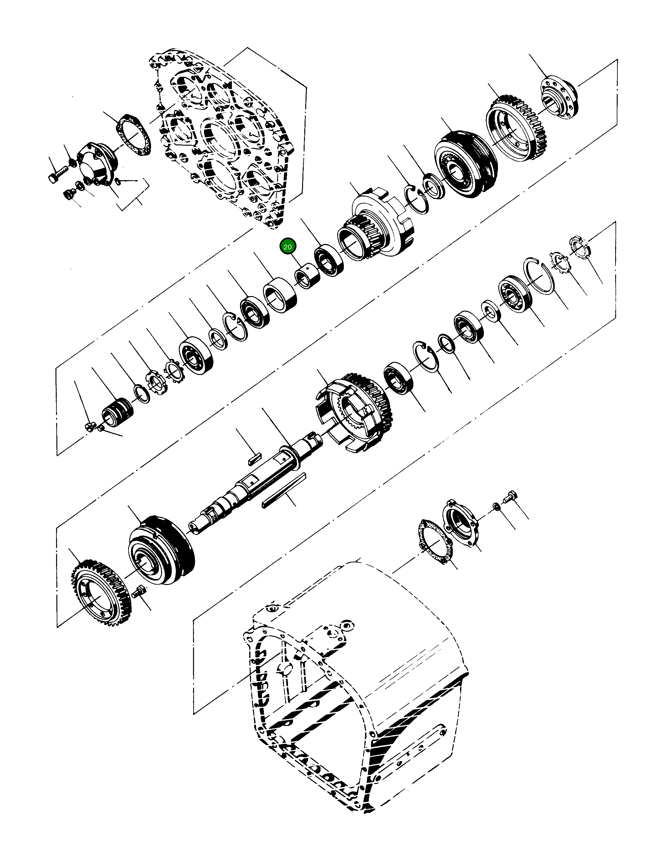 Втулка 2952743M1 Komatsu