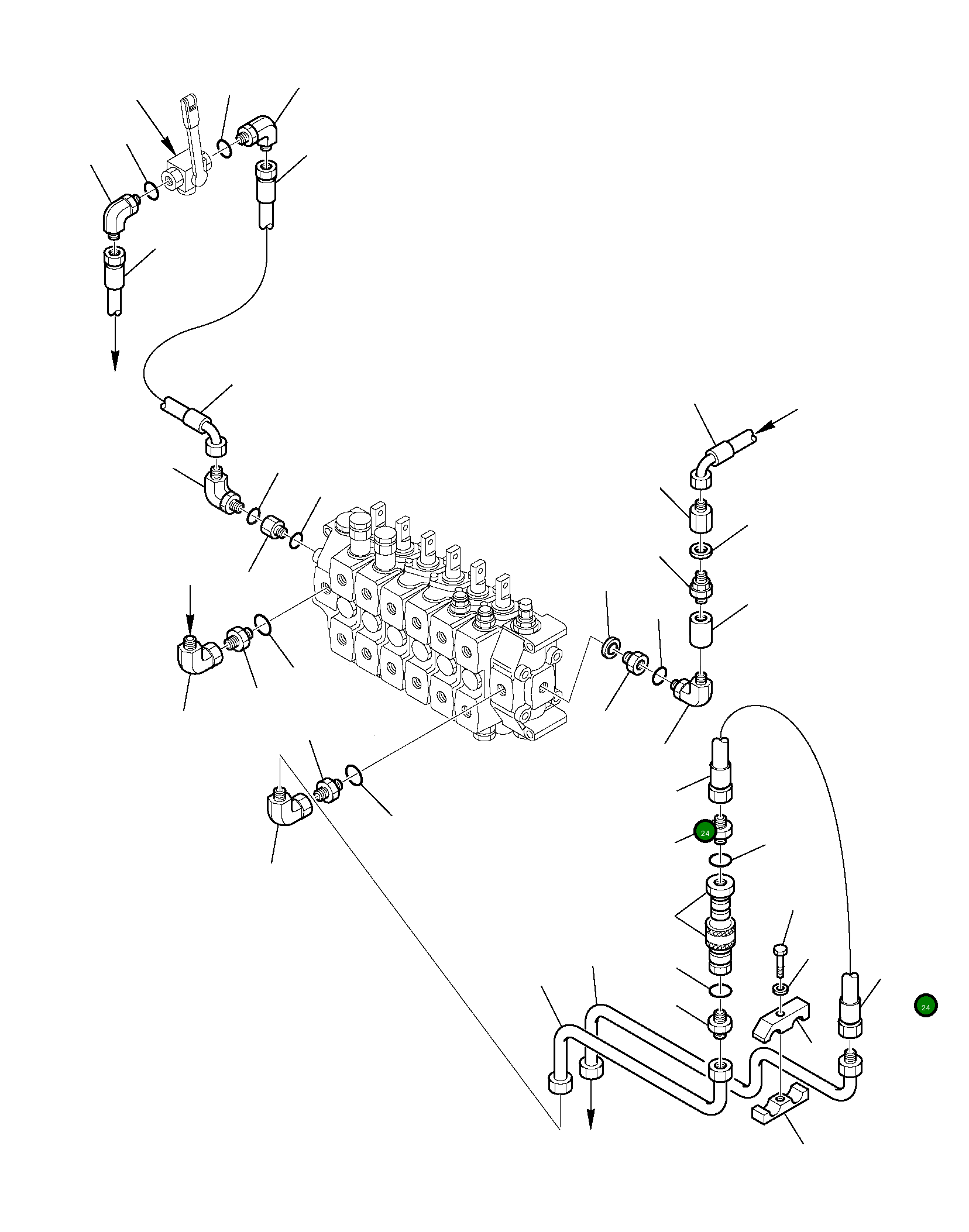 Шланг 392059138 Komatsu