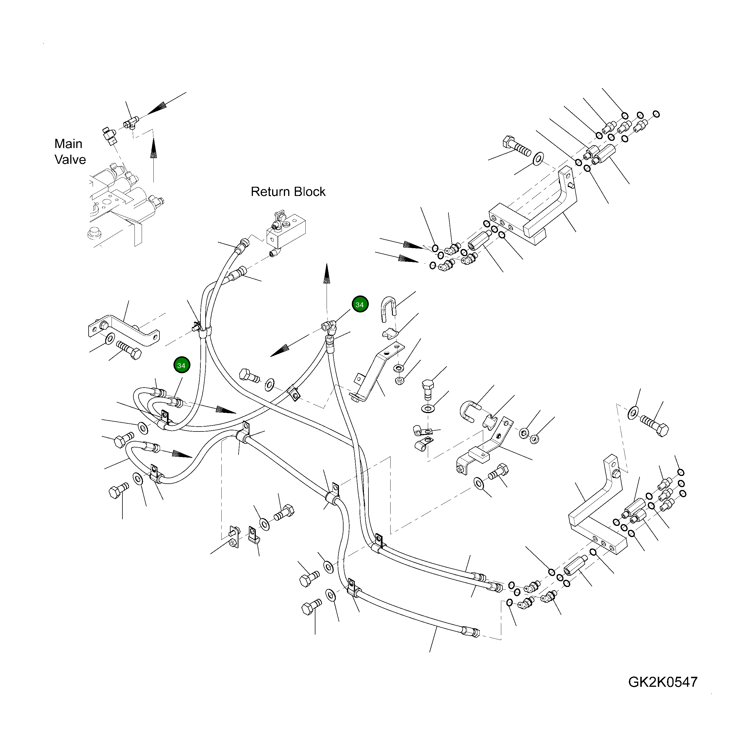 Шланг 419-T90-4300 Komatsu