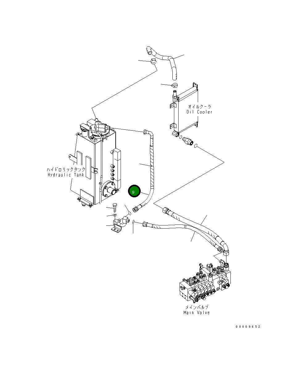 Шланг 22L-62-22351 Komatsu